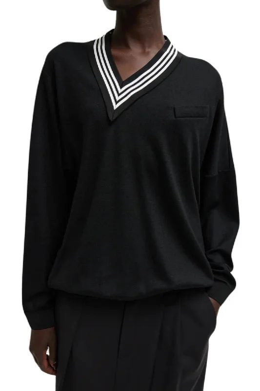 Jersey Tennis Pullover