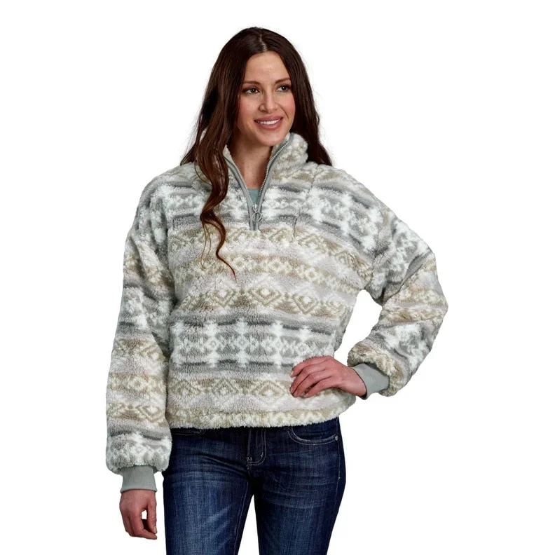 Roper Western Sweatshirt Womens Polar Fleece Aztec 03-098-0250-6095 GY