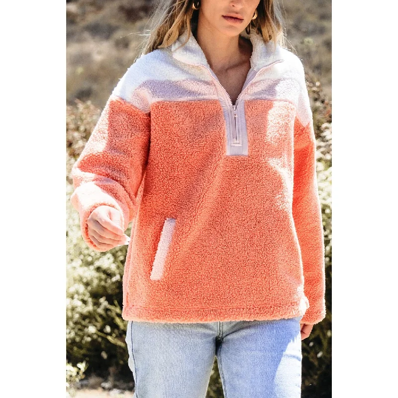 Ruth Half Zipper Sherpa Sweatshirt