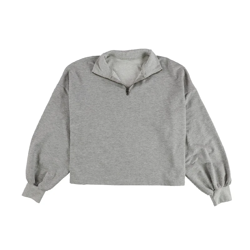 Tags Weekly Womens Solid Sweatshirt, Grey, Small