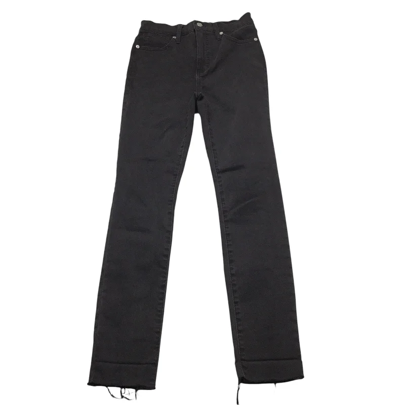 Jeans Skinny By Madewell In Black Denim, Size: 2