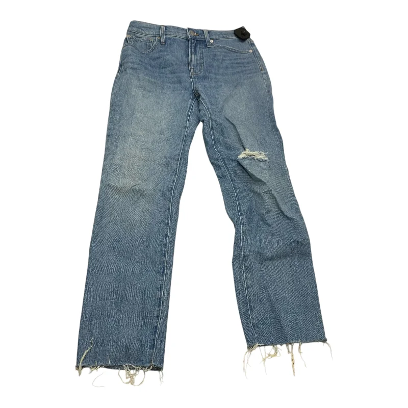 Jeans Straight By Madewell In Blue Denim, Size: 2