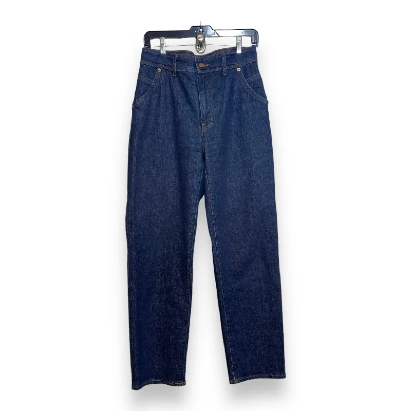 Jeans Straight By Madewell In Blue Denim, Size: 6