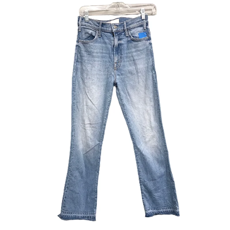 Jeans Straight By Mother Jeans In Blue Denim, Size: 2