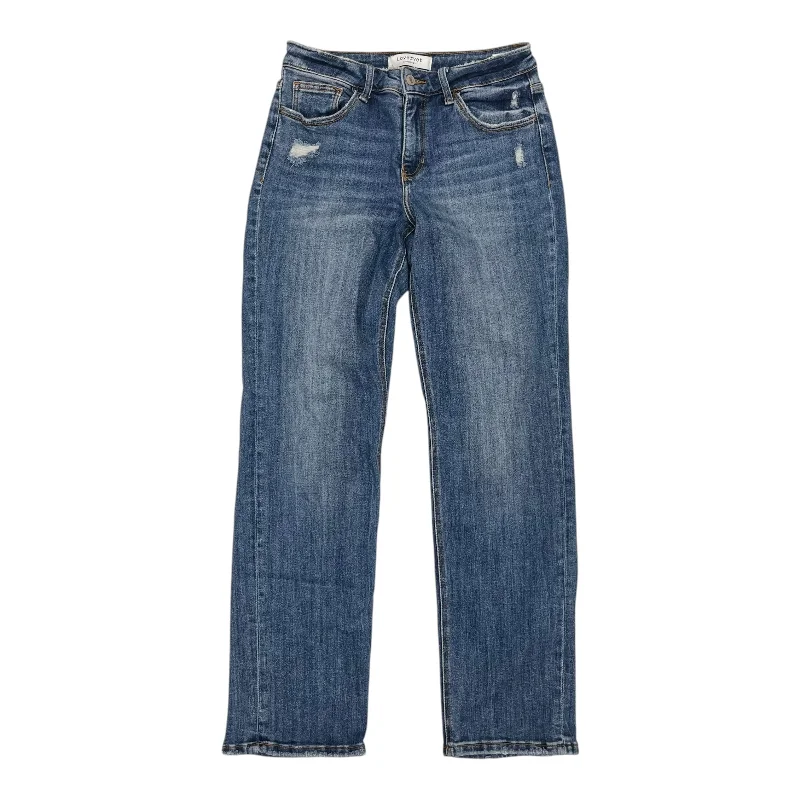 Jeans Straight By Vervet In Blue Denim, Size:6