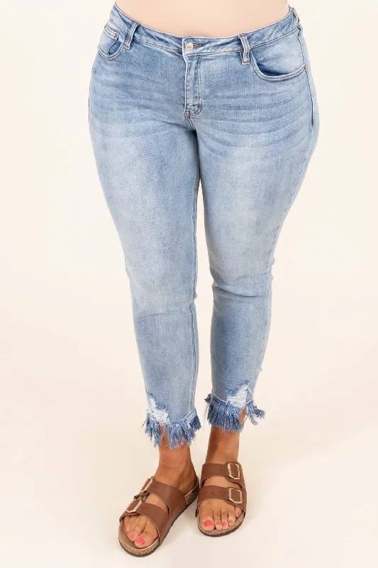 The Girls Side Jeans, Medium Wash