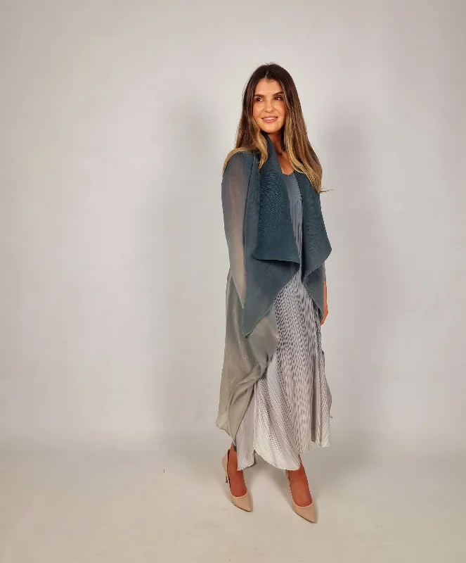 Alquema Gabel Long Estrella Dress & Collare Coat