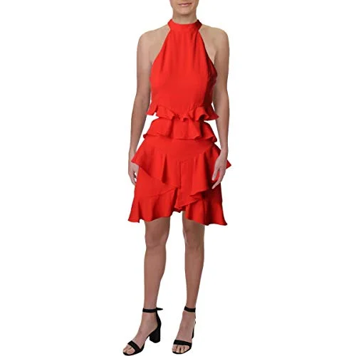 Do And Be Ruffled Cutout Dress