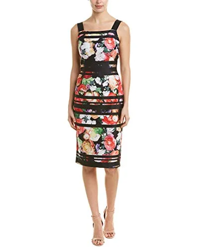 Floral-Print Bodycon Dress