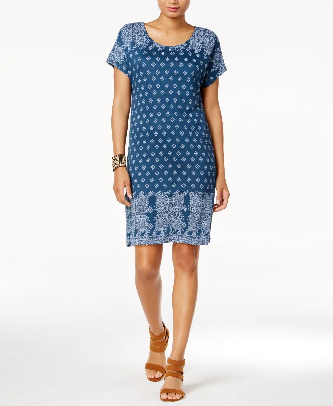 Lucky Brand Printed T-Shirt Dress