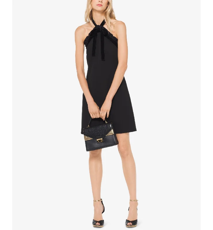 Michael Michael Kors Ruffled Halter Dress