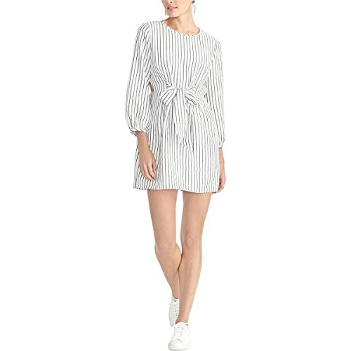 Sophia Striped Tie-Front Dress