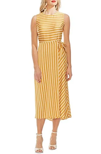 Striped Tie-Side Dress