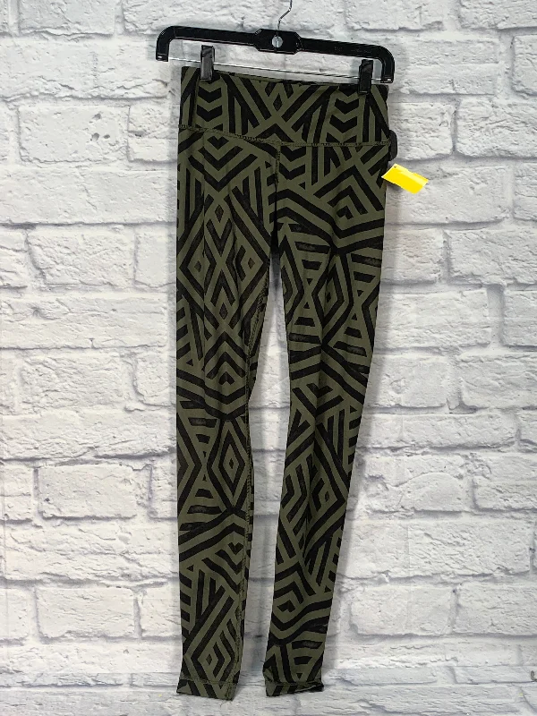 Athletic Leggings By Lululemon In Green, Size: S