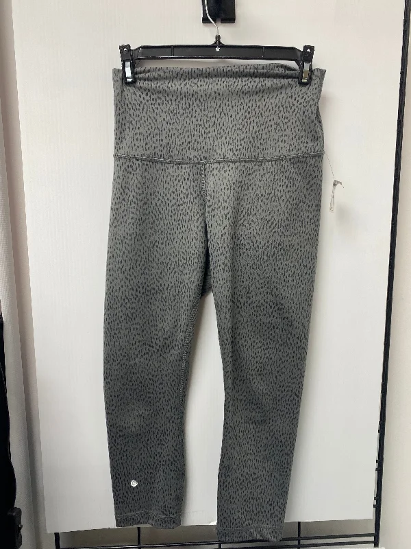 Athletic Leggings By Lululemon In Grey, Size: Xs