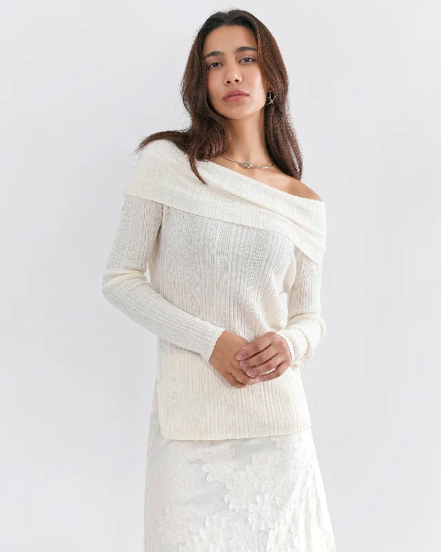 Bella Off-Shoulder Long Sleeve