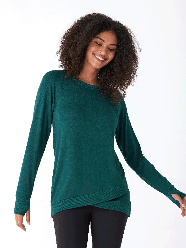 Leanna Feather Fleece Tunic