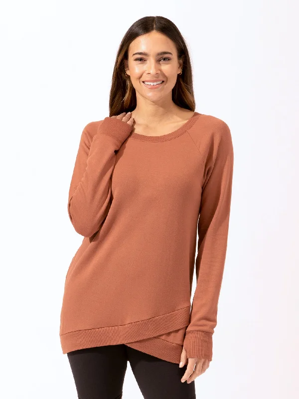 Leanna Feather Fleece Tunic