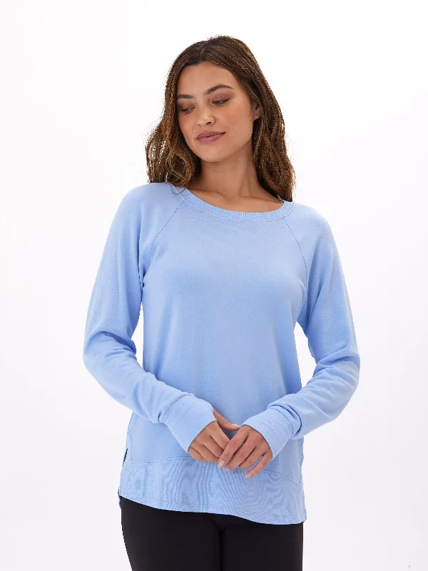 Leelu Feather Fleece Raglan Pullover