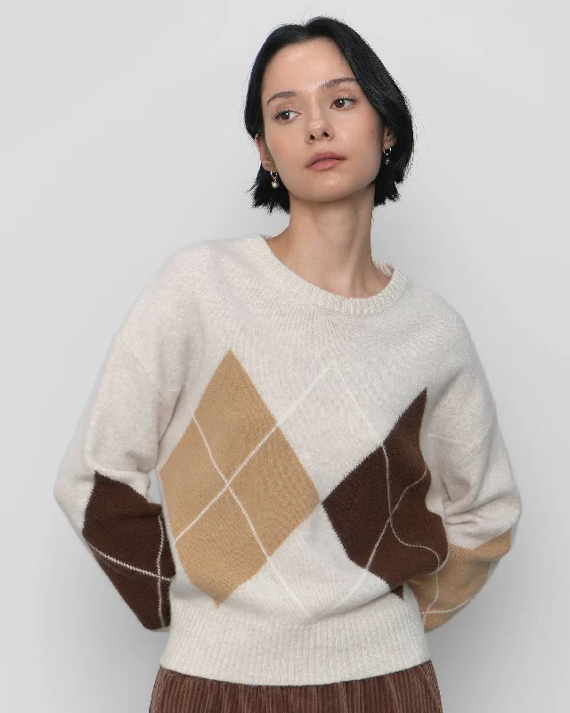 Mason Wool Argyle Knit