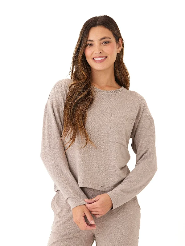 Shaina Modal Terry Pocket Long Sleeve