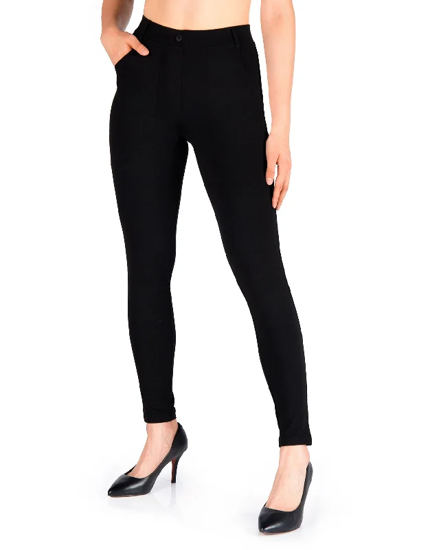 Skinny Yoga Dress Pants,4 Pockets