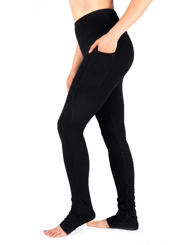 Goddess High Waisted Over The Heel Leggings, Side Pockets