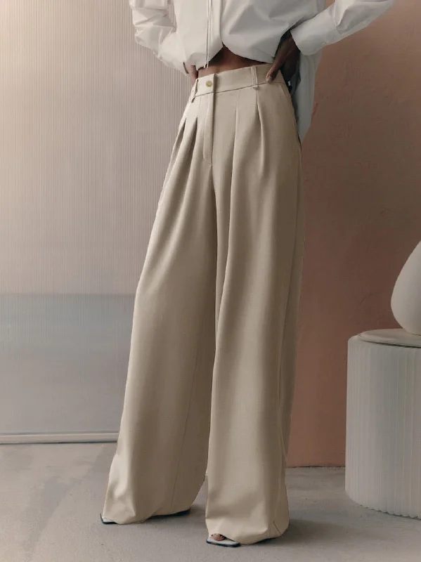 Everyday Wide Leg High Waist Pants