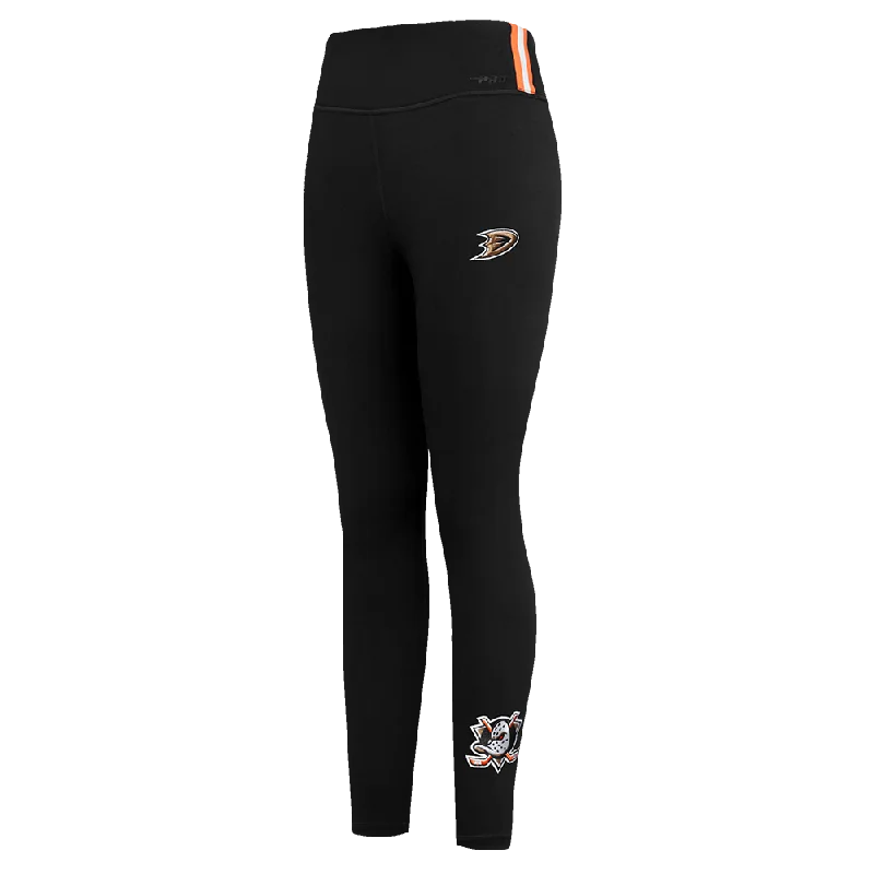 NHL ANAHEIM DUCKS CLASSIC WOMEN'S HW JERSEY LEGGING (BLACK)