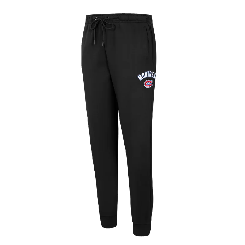 NHL MONTREAL CANADIENS CLASSIC WOMEN'S FLC SWEATPANT (BLACK)