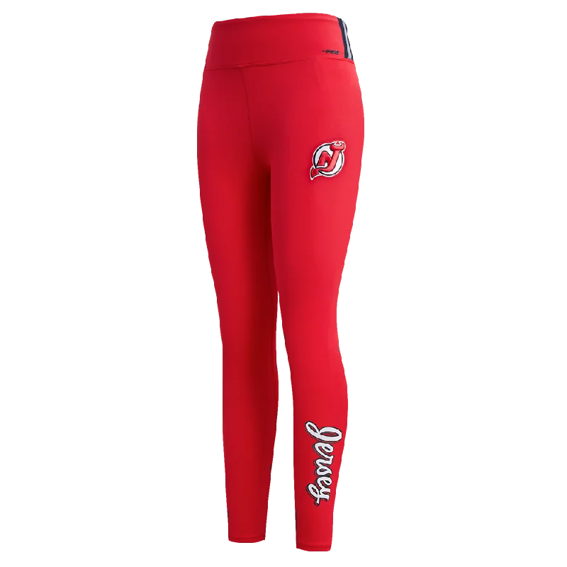 NHL NEW JERSEY DEVILS CLASSIC WOMEN'S JERSEY LEGGING (RED)