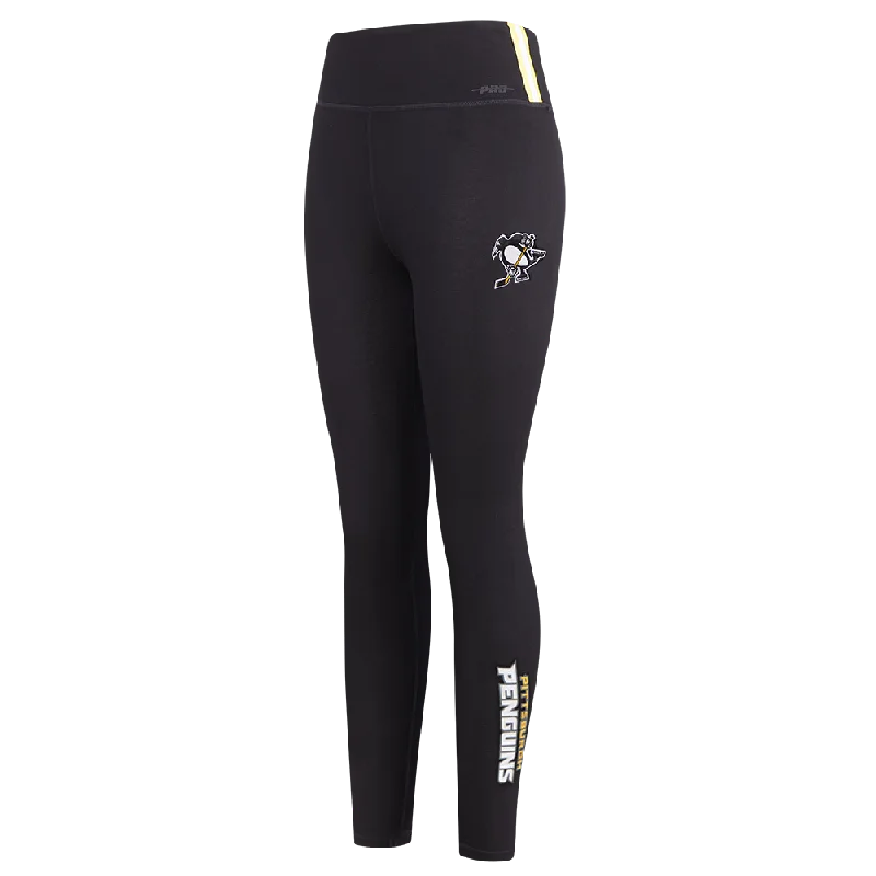 NHL PITTSBURGH PENGUINS CLASSIC WOMEN'S JERSEY LEGGING (BLACK)