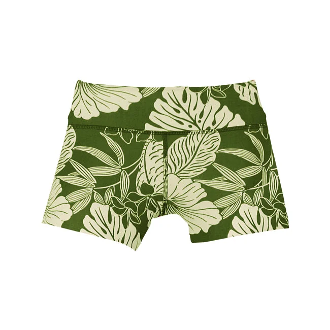 Kohala Wahine UPF Short Tights in Green