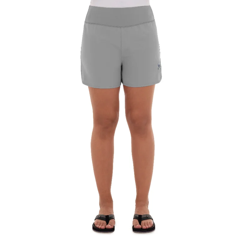 Ladies Core Solid Grey Performance Short