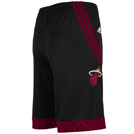 Miami Heat Adidas Black Pre-Game Youth Shorts