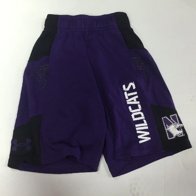 Northwestern Wildcats Under Armour NCAA Purple Youth Shorts