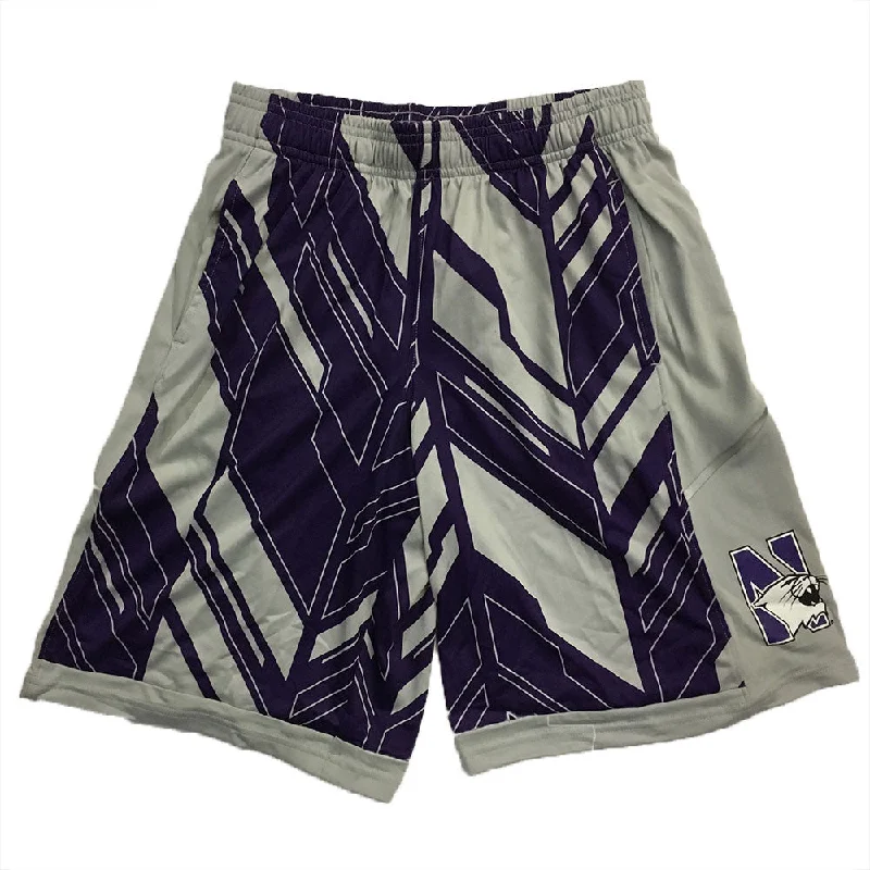 Northwestern Wildcats Under Armour Youth Doomsday Gray Shorts