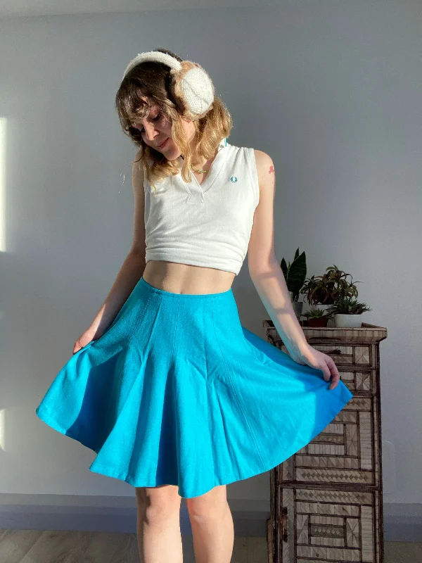 Vintage Blue Skirt