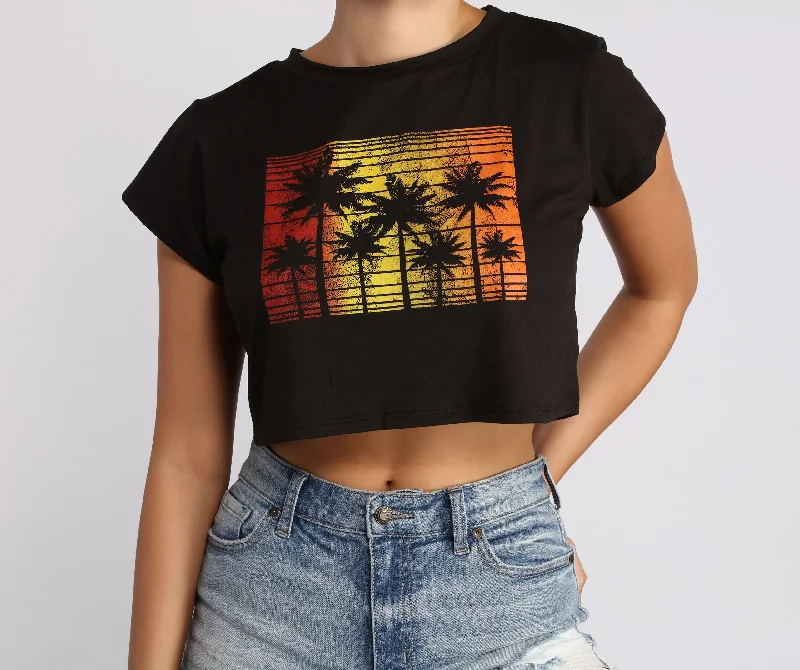 Watch the Sunset Crop Top