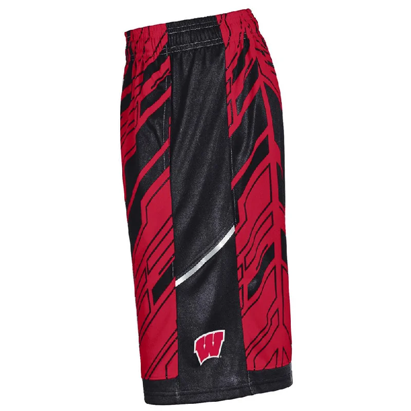 Wisconsin Badgers Under Armour Youth Doomsday Shorts